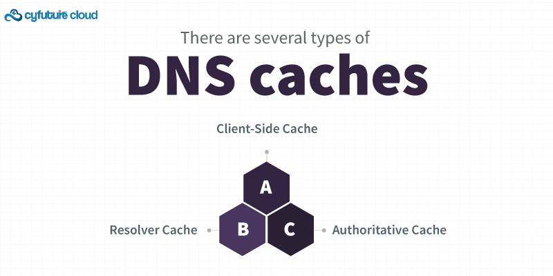 There are several types of DNS caches